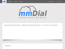 Tablet Screenshot of mmdial.de